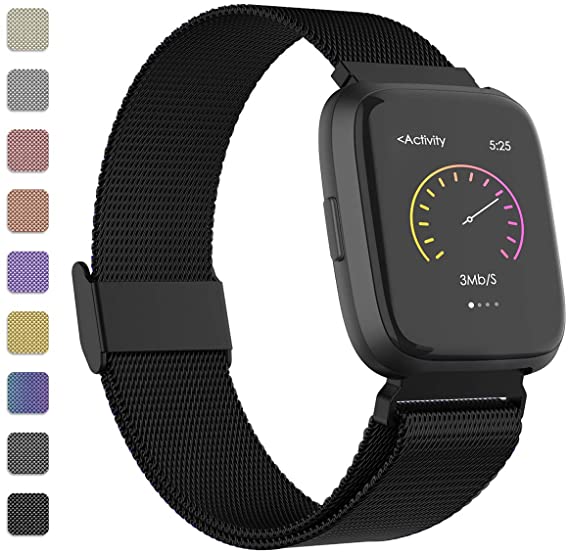 Strap Metal Stainless Steel Band For Fitbit Versa Strap Wrist Bracelet fit bit Lite Verse 2 Band Accessories