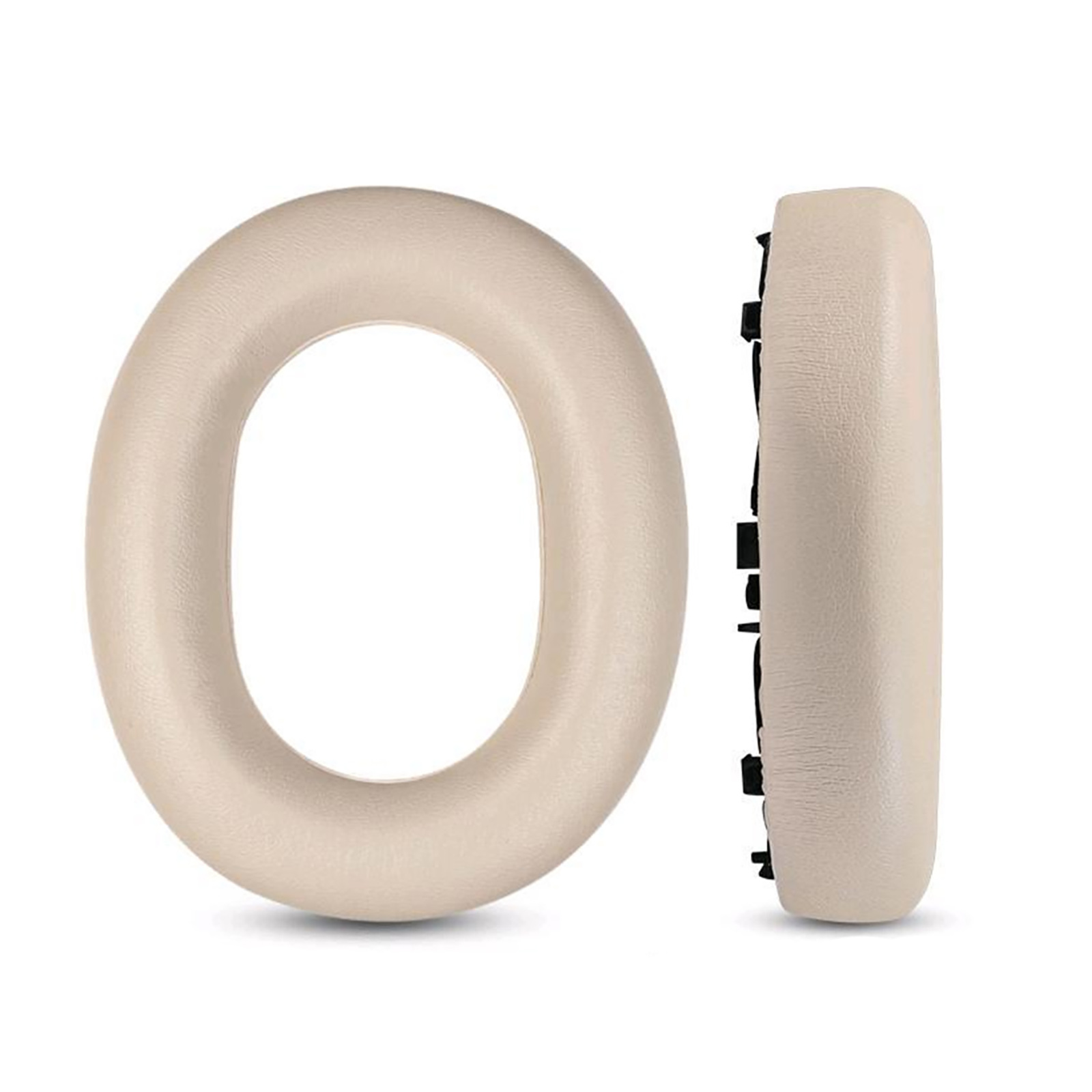1 paar hoofdtelefoon oorkussens vervanging eiwit lederen kussenhoes oorkussen voor Huawei Freebuds Studio headset accessoires zwart