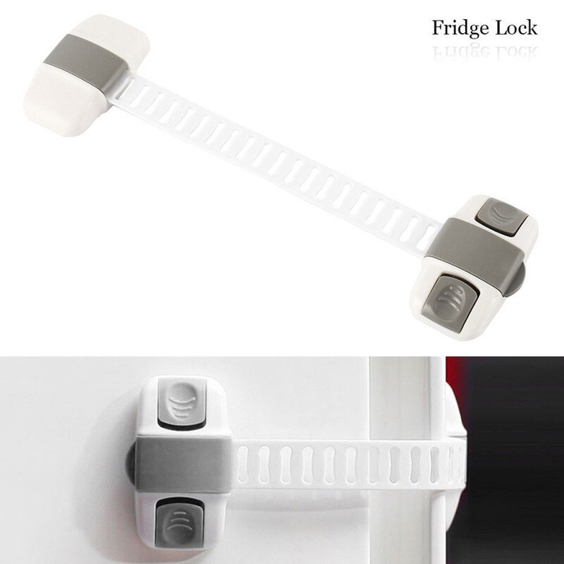 Child Safety Adjustable Fridge Guard Baby Safety Refrigerator Door Latch Child Lock Appliance