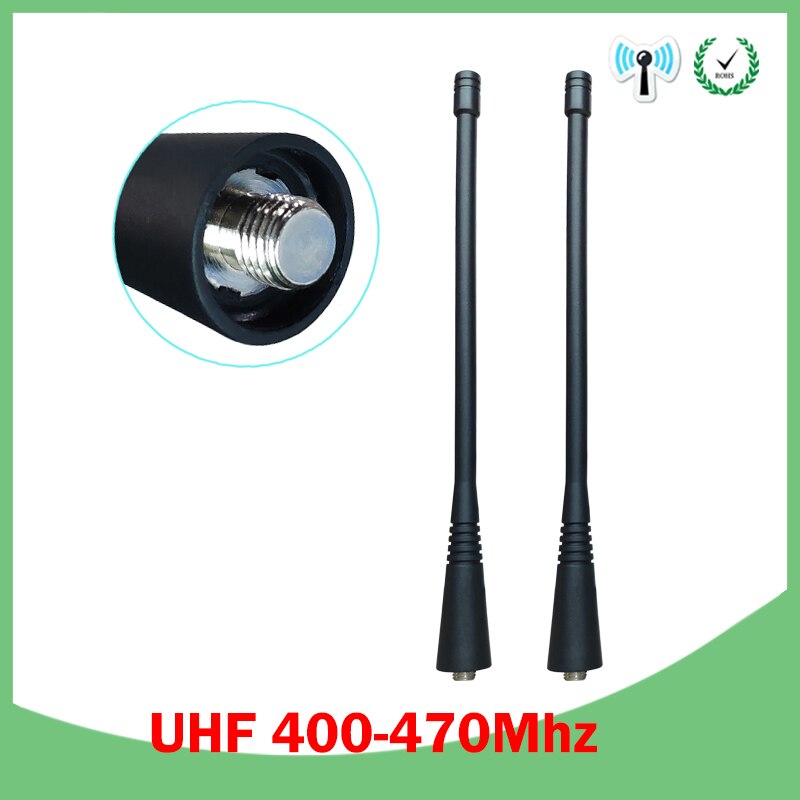 Walkie talkie Antenne UHF 400-470Mhz kompatibel für Motorola NAE6483 GP300 GP340 GP360 GP380 CP200 CP200D HT1250 EP450 EX500