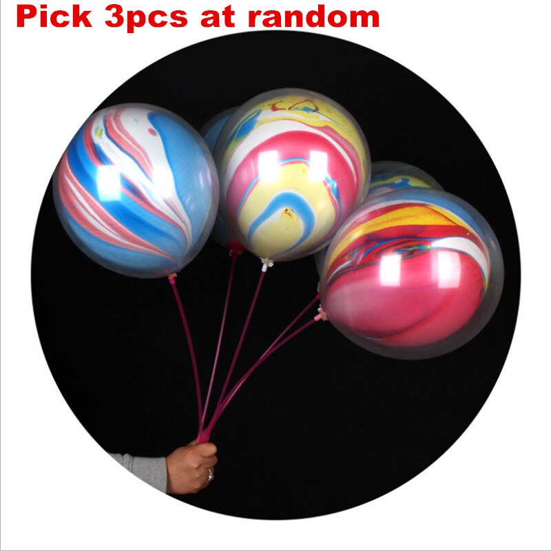 12-Inch Double-Layer Transparent Latex Balloon Birthday Party Decoration Baby Shower Mix and Match: Mint Green