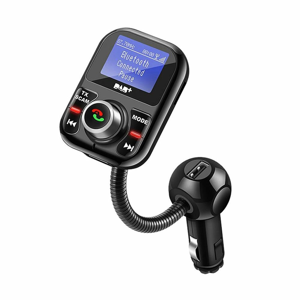 BT002 Digital Radio Adapter FM Transmitter Portable DAB Car Radio Wireless Handsfree MP3 Receiver With LCD Display