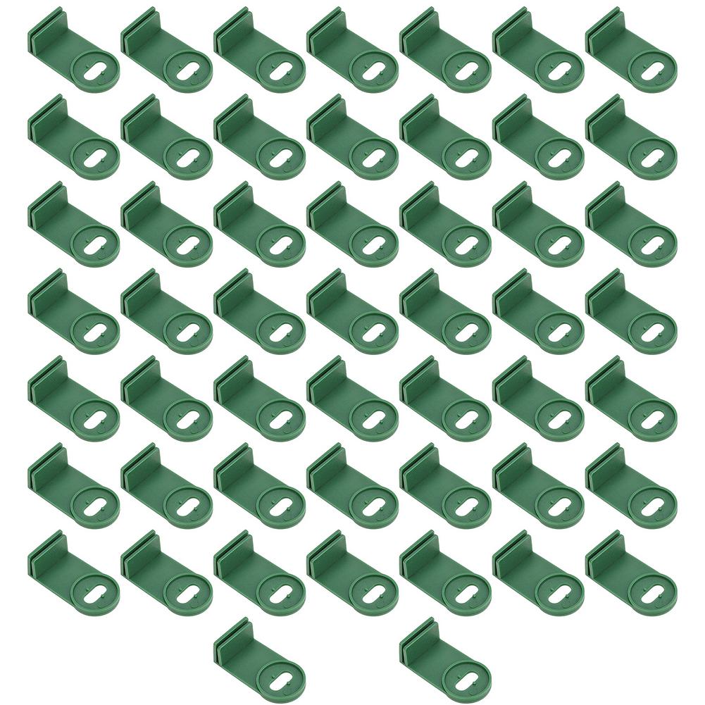 Plastic Greenhouse Fixing Clips 50 PCS Greenhouse Twist Clips Washers Extender Corner Clips Sturdy Durable Clamp For Aluminium