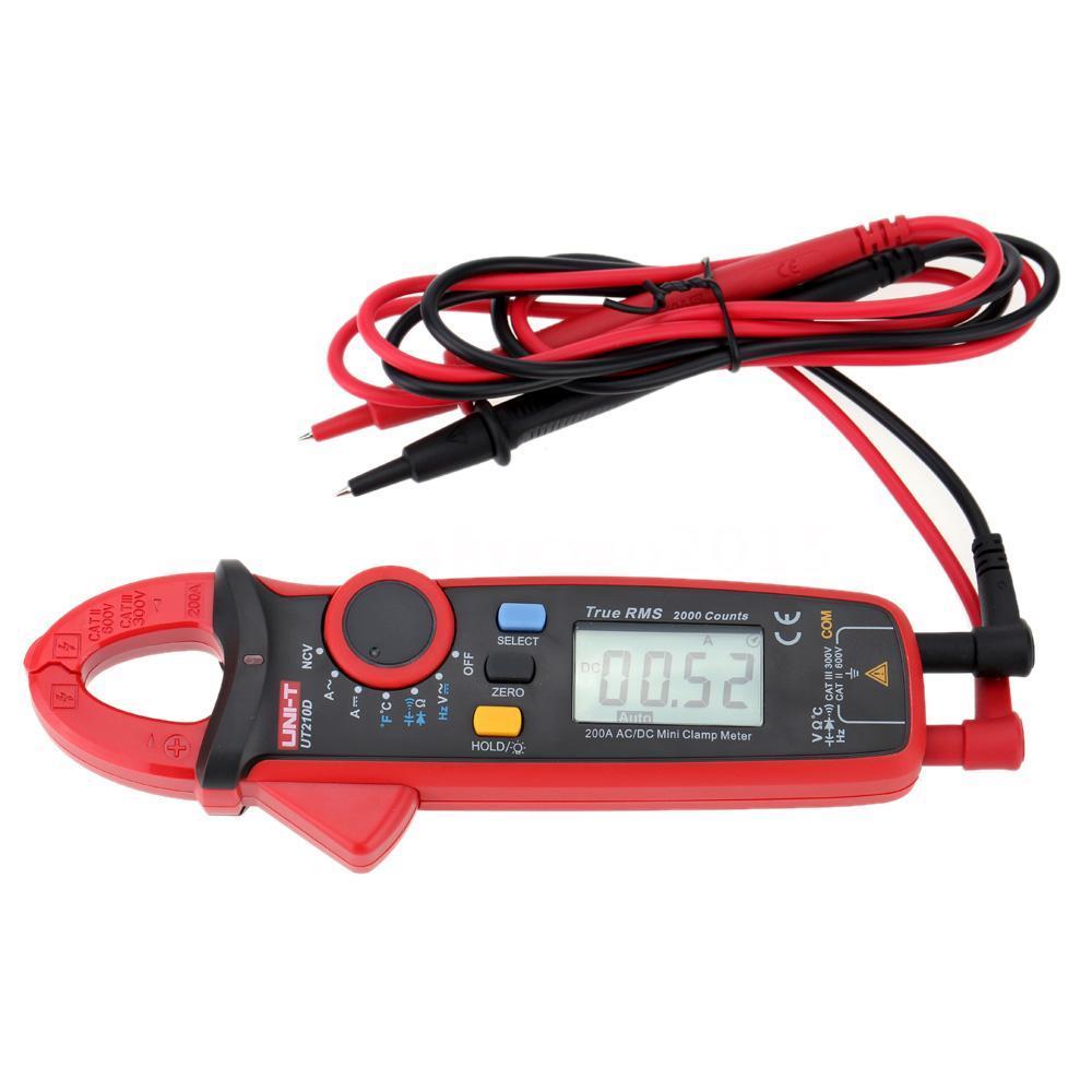 UNI-T UT210D UT-210D Electrical Multifunction True RMS AC Mini Clamp Meters UNIT ut210d