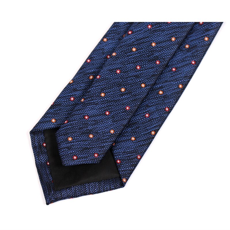 2021New 7CM Navy Blue Tie For Men Formal Business Suit Necktie With Box