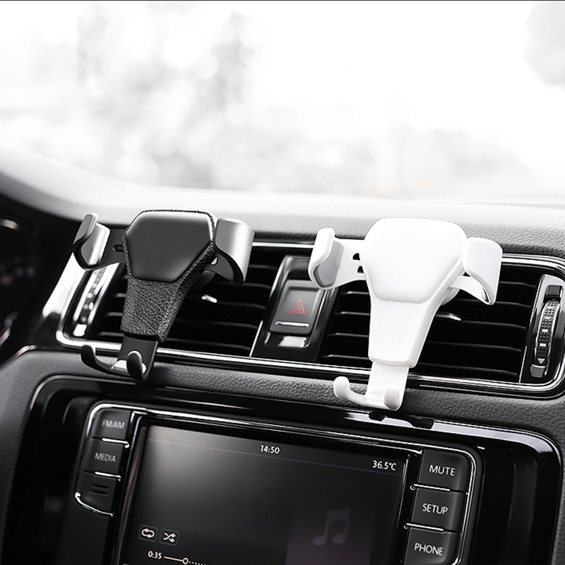 La gravedad estilo de coche teléfono móvil GPS soporte para Acura Ford Focus 3 VW Jetta Mk6 Passat B6 B5 B7 B8 Toyota Avensis Skoda Octavia