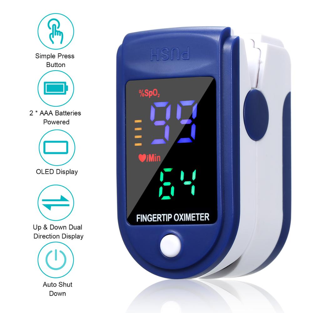 Draagbare Vinger Pulsoximeter Blood Zuurstofverzadiging Meter Vingertop Pulsoximeter SPO2 Monitor Oximetro Dedo Oximeter: Oximeter  type 2