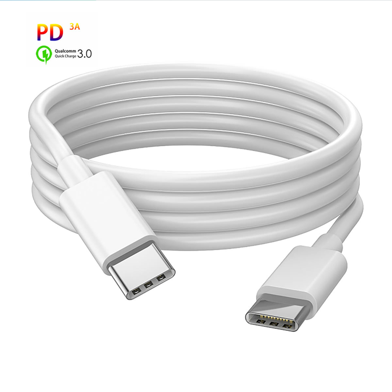 Fast Charge Charger Dual USB Port Quick Charge EU Plug for Apple iPhone 13 Pro Max 12 11 Samsung Galaxy PD QC 3.0 Phone Adapter: PD Cable