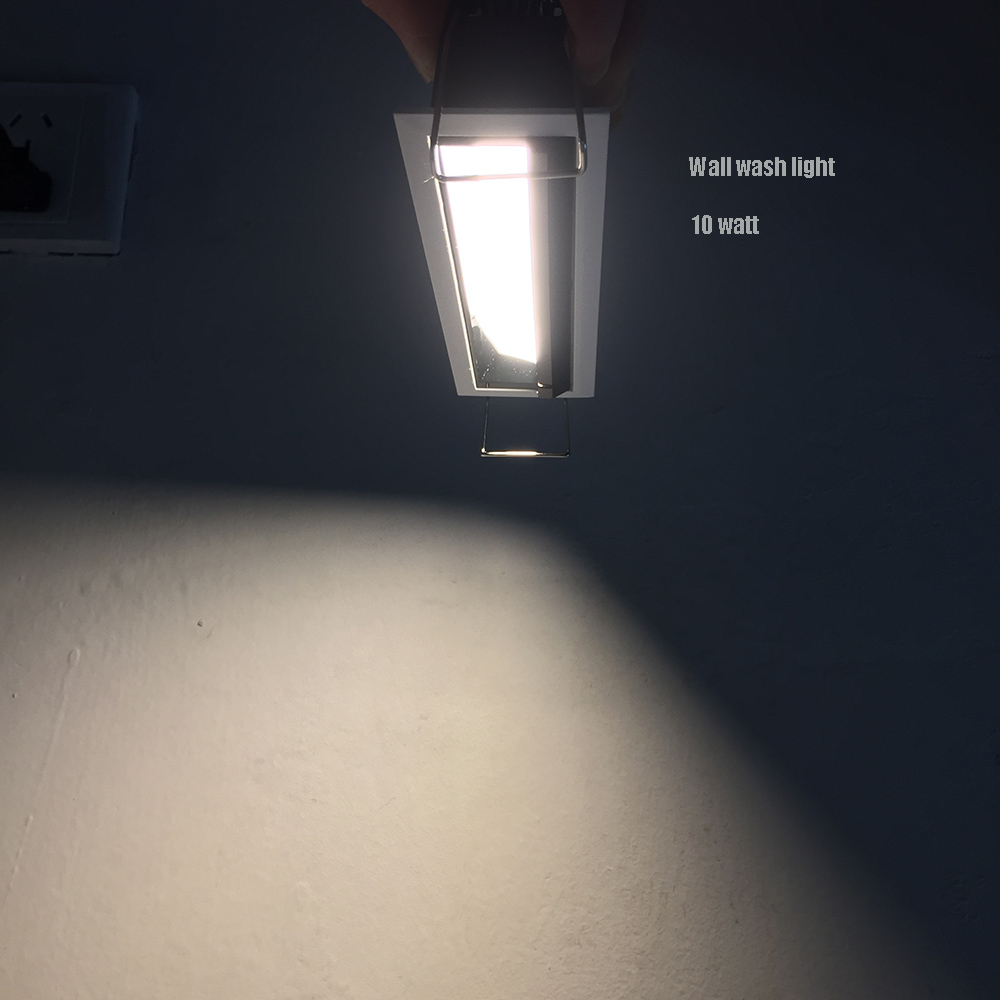 Frosted Down Light 10W 20W 30W Modern Linear Wall Washer Ceiling Recessed LED Fixture Room Floodlight for Home Decoration