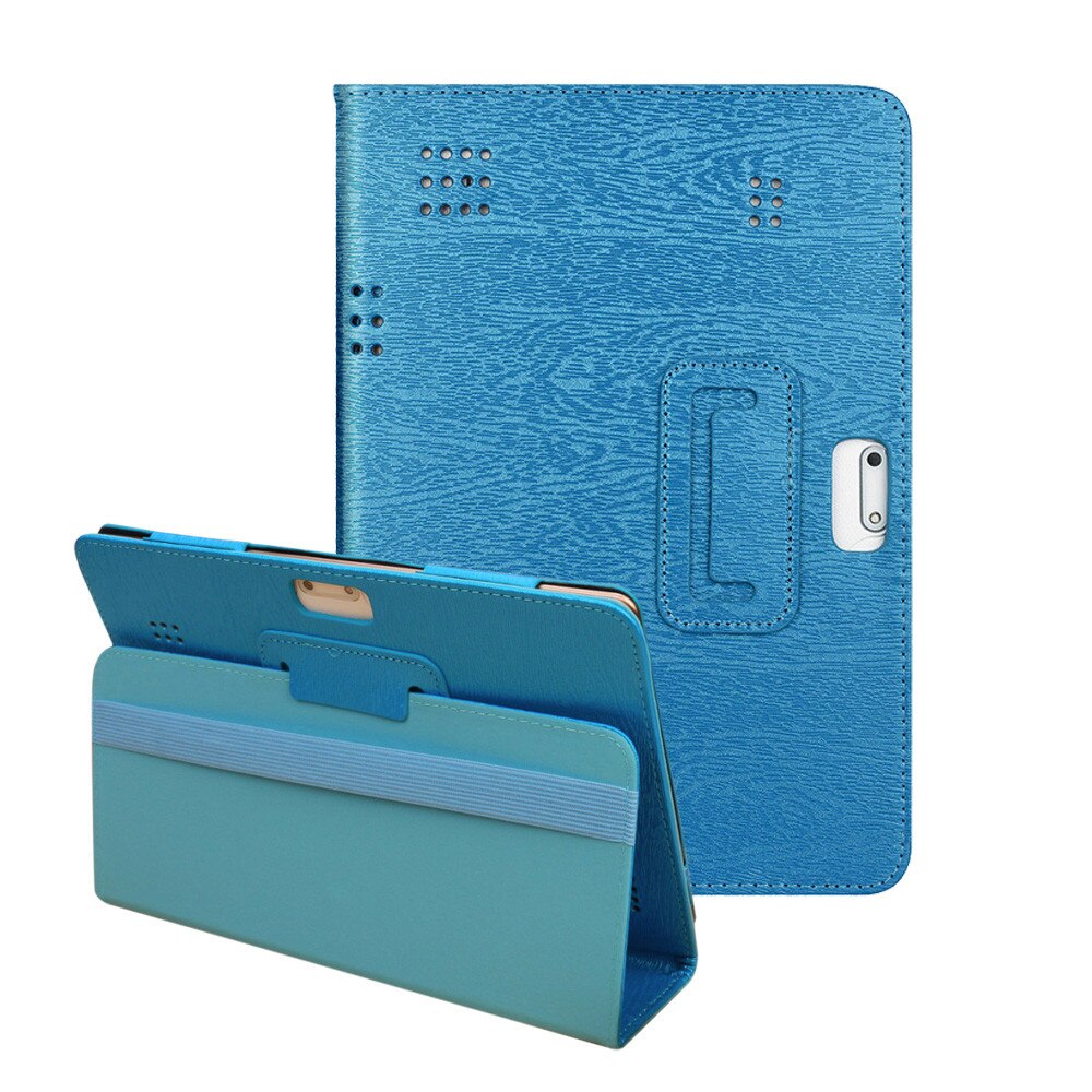 2in1 uniwersalny Folio skórzane etui przypadku do 10 10.1 Cal tablet z androidem PC powłoka ochronna skóry pokrowiec na tableta YL20: Blue B