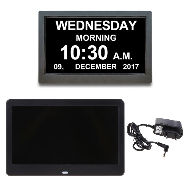 10.1 Inch 1024x600 RGB Digital Clock Calendar with Date Reminder