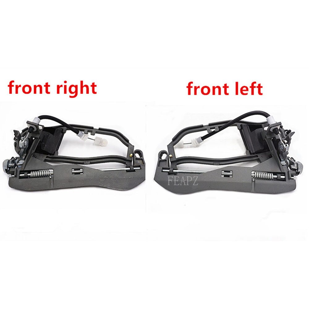 Dla BMW X5 E53 klamka robić drzwi wewnętrzna poza tył przód lewy prawy przewoźnik 51218243615 51218243616 51228243635 51228243636