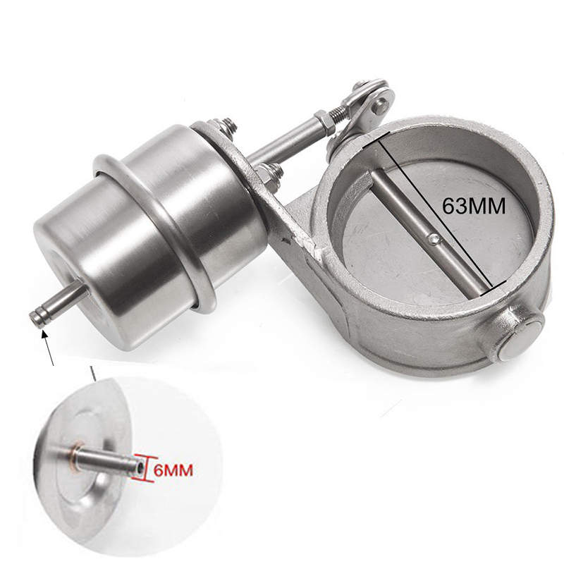 Universella fjärrstyrda satser för avgasventiler för bil 2.5 '' 63mm avgassystem