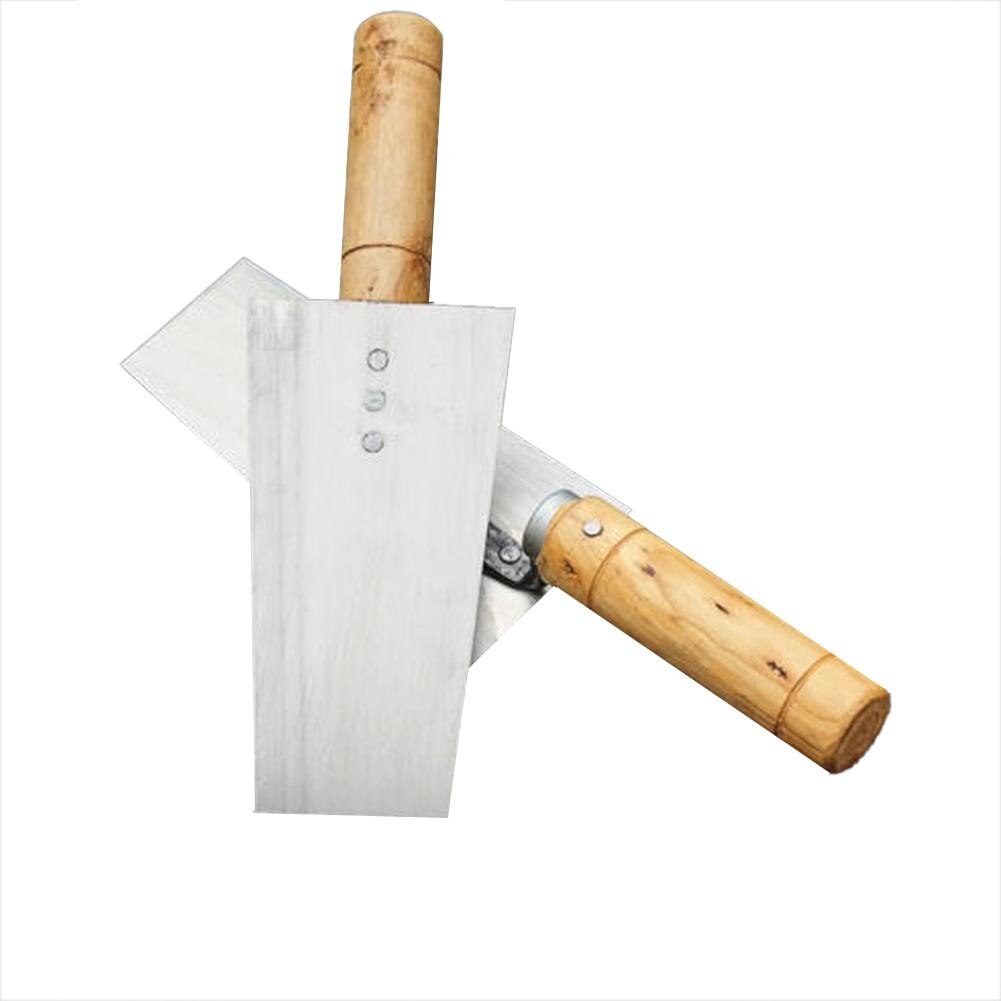 MeterMall-paleta de acabado para hormigón, Cubo de paleta de acero inoxidable con margen de flotador de cemento, espátula para hormigón, herramientas de construcción