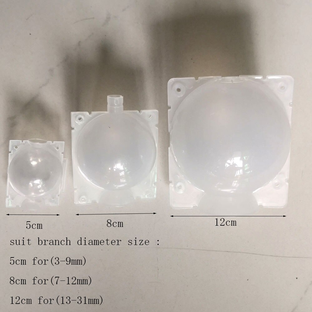 High-pressure Breeding Fruit Plant Tree Rooting Ball Root Box Plastic Case Transparent Flower Grafting Rooter Growing