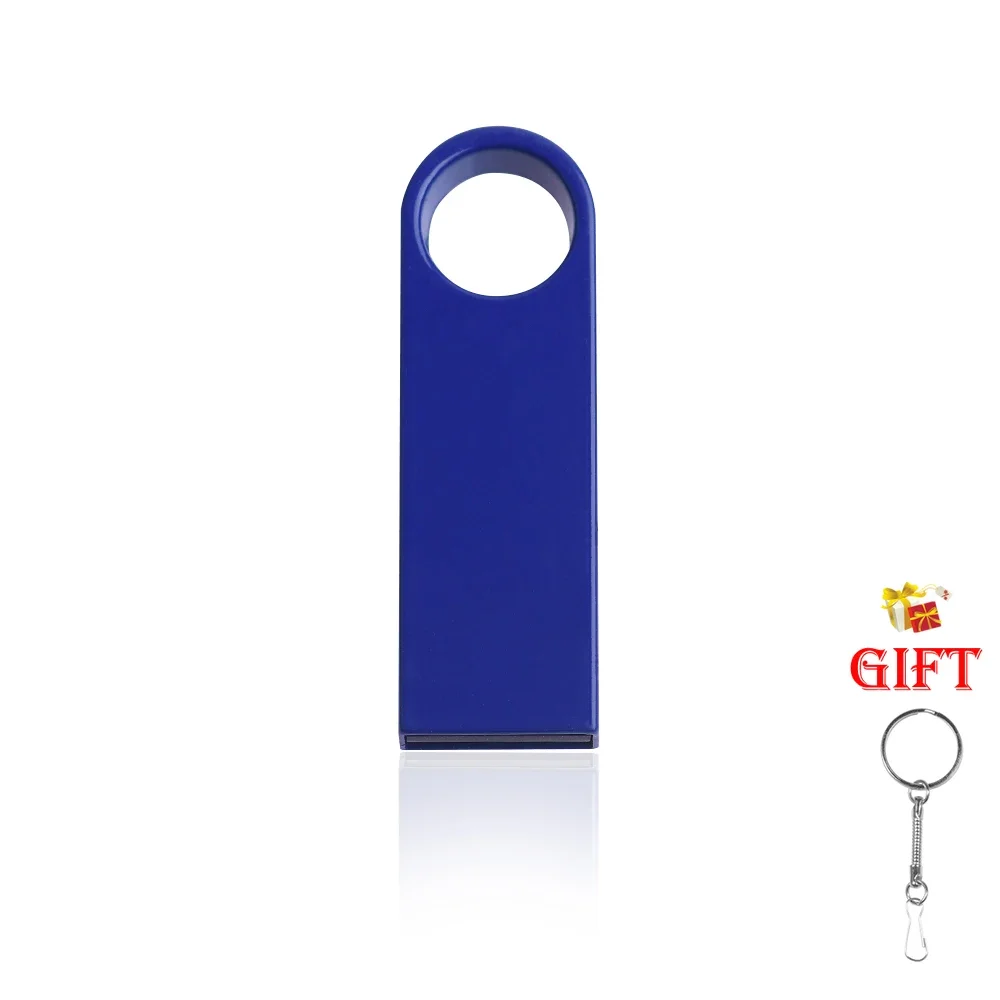 Mini usb-minnen i metall med verklig kapacitet, 128gb st, usb-minnen med hög hastighet , 64gb st, vattentäta usb-minnen i färg, usb-minnen, 32gb st , 16gb 4gb: Blå / 32 mb