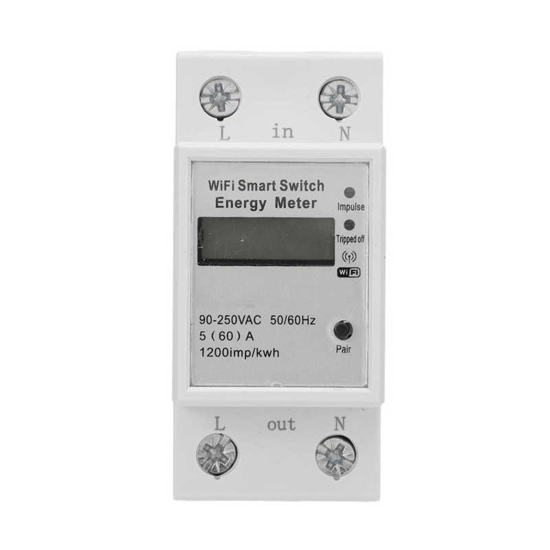 Electric Consumption Monitor WIFI Smart Energy Meter for TUYA