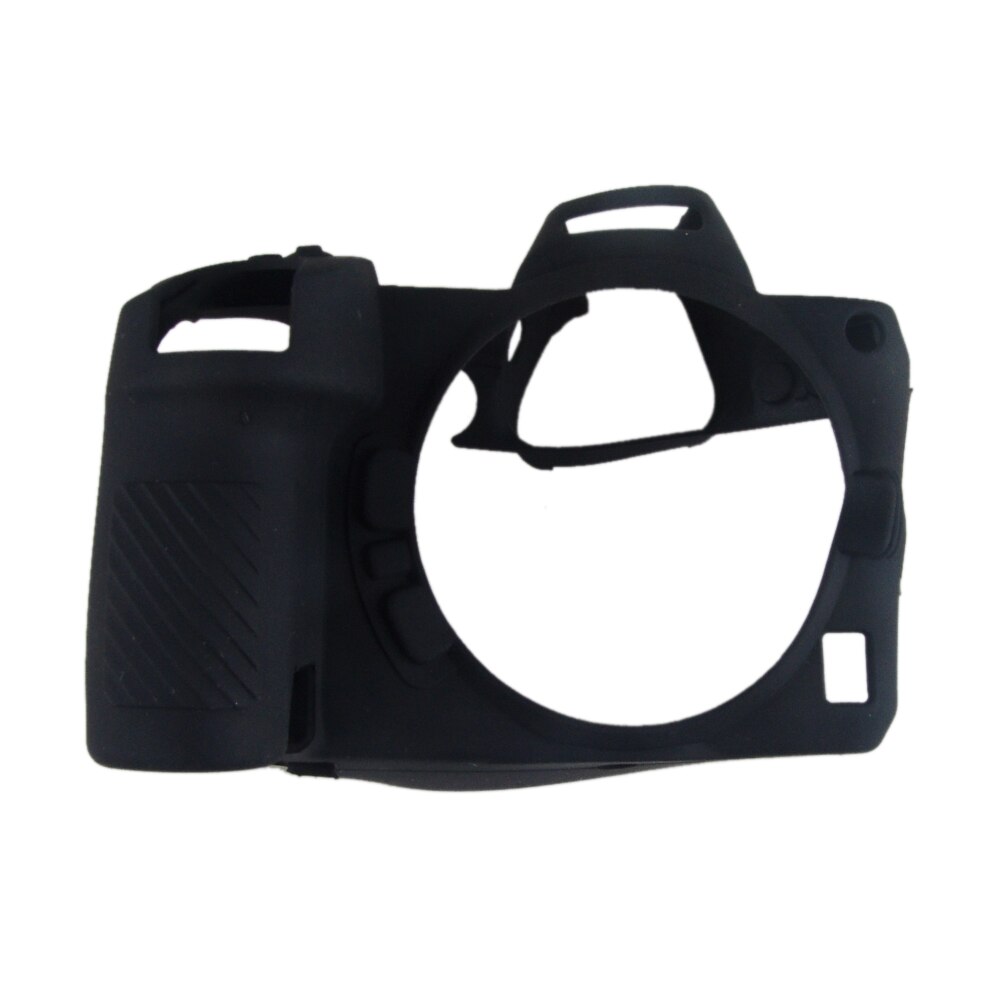 Funda de silicona para cámara Nikon Z6 Z7 protector de cuerpo de goma de vidrio templado