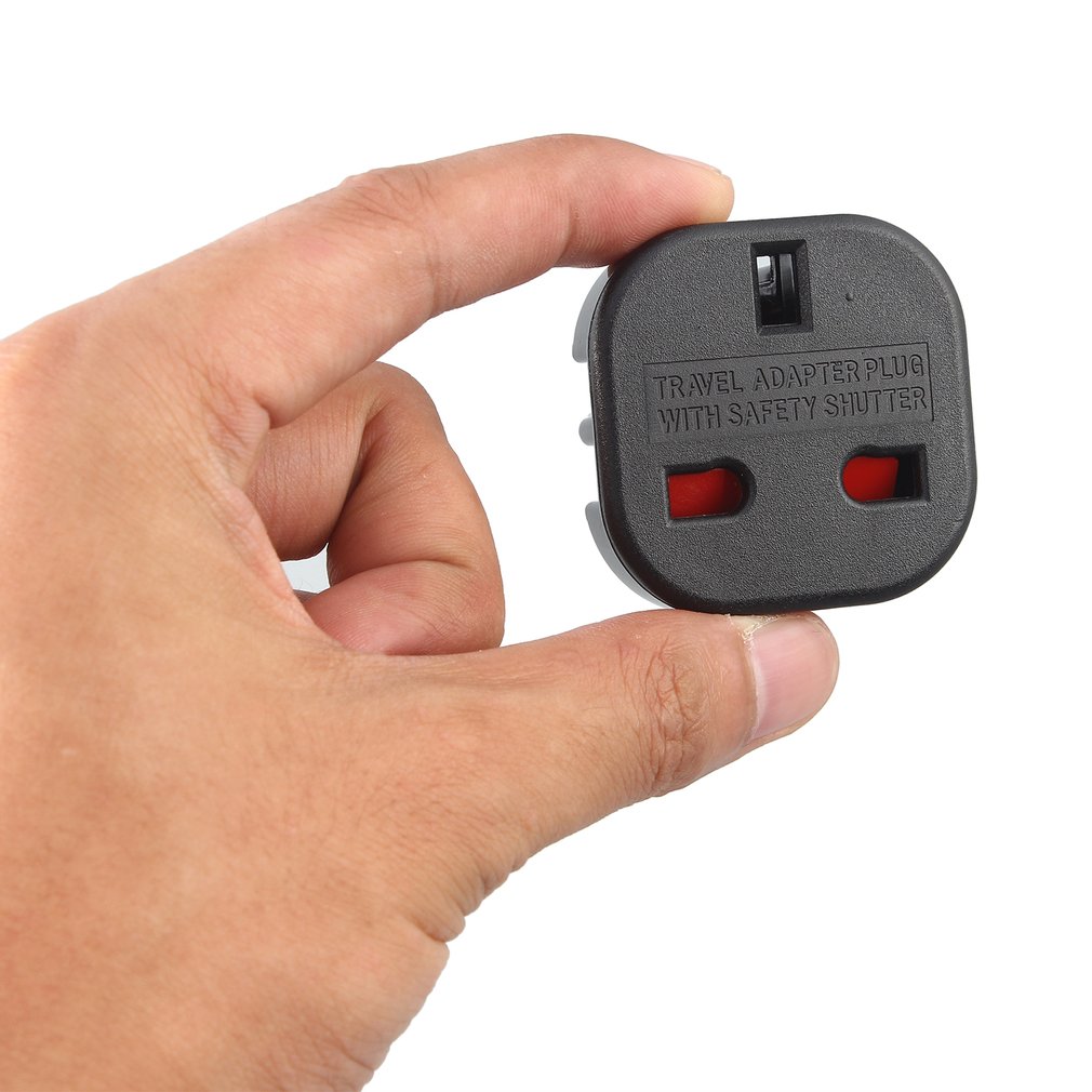 Universal 2 Pin AC Power Plug Adaptor Connector Travel Power Plug Adapter UK to EU Adaptor Converter ;