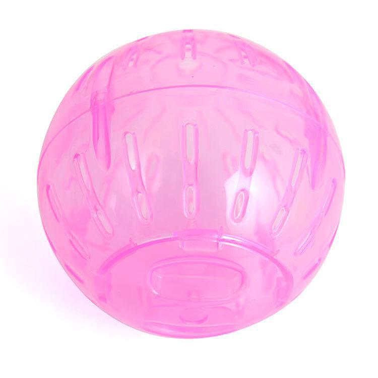 Plastic Pet Rodent Mice Jogging Ball Toy Hamster Gerbil Rat Exercise Balls Play Toys: Pink