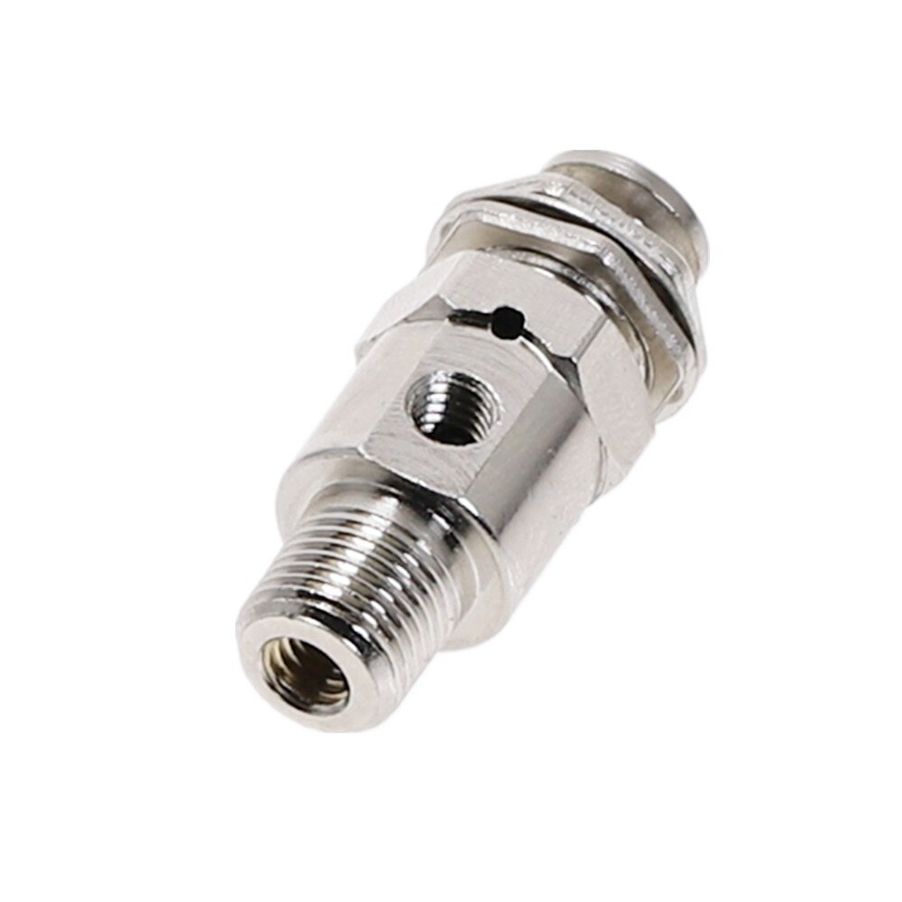 TAC-3P pneumatic air mechanical valve exhaust valve 2 position 3 way M5 internal thread 1/8"BSP external thread pneumatic valve: TAC-3P / With 6mm Fitting