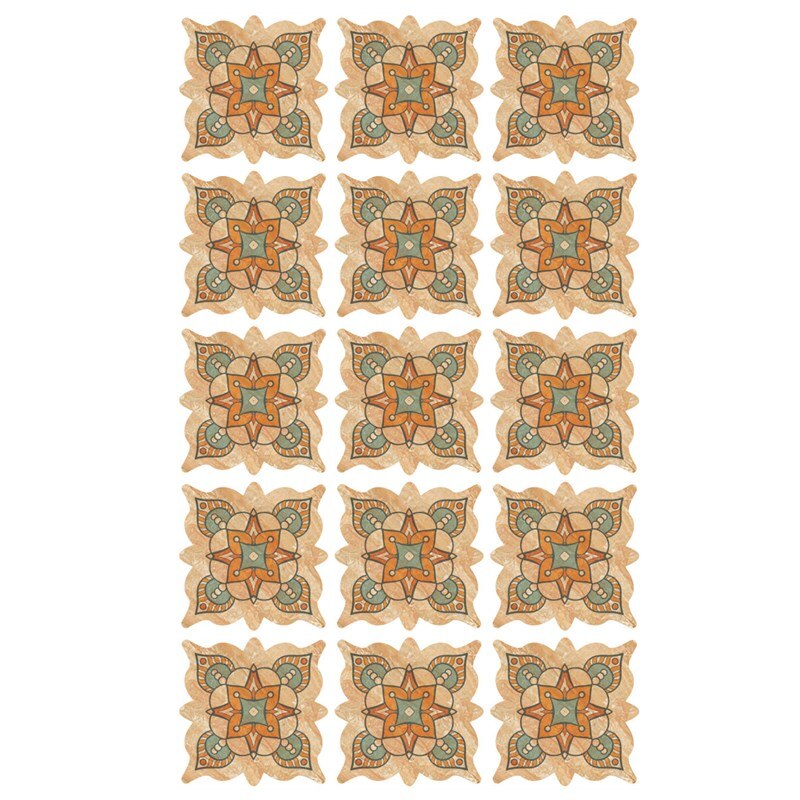15pcs stickers for ceramic tile tile diagonal paste sticker home decor wall decoration tile stickers: G