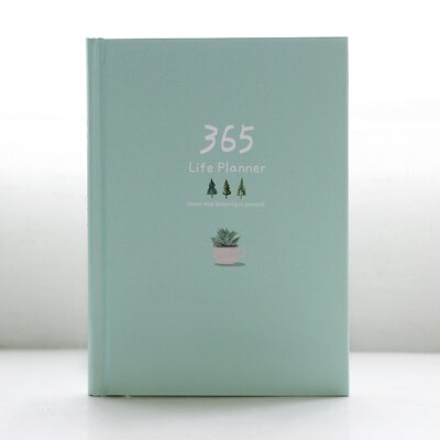 365 dage personlig dagbog planner indbundet notesbog dagbog kontor ugentlig tidsplan sød koreansk papirvarer libretas y cuadernos: 3