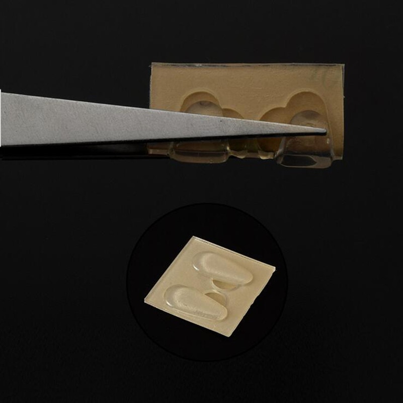 Clear Water Silicone Non-Slip Nose Pads for Glasses -Reading/Myopia/Presbyopia Glass/Goggles Stick Plate Anti-Skid Pad NP1