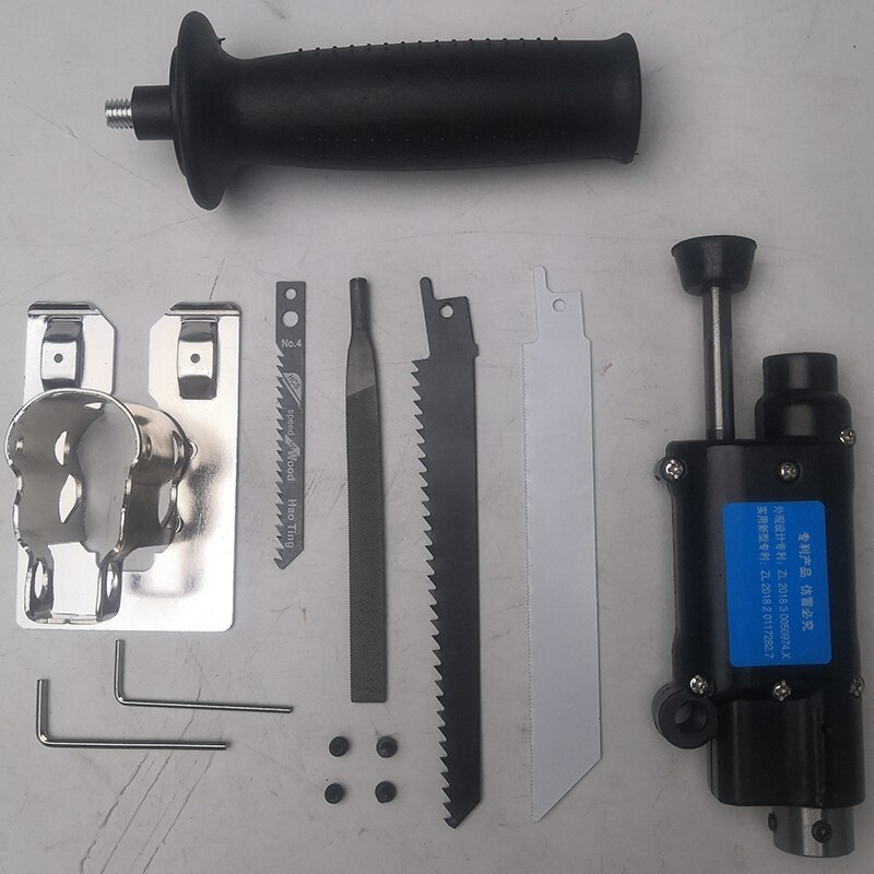 Reciprocating Saw Attachment Change Electric Drill Into Reciprocating Saw Jig Saw Metal File for Wood Metal Cutting Tool