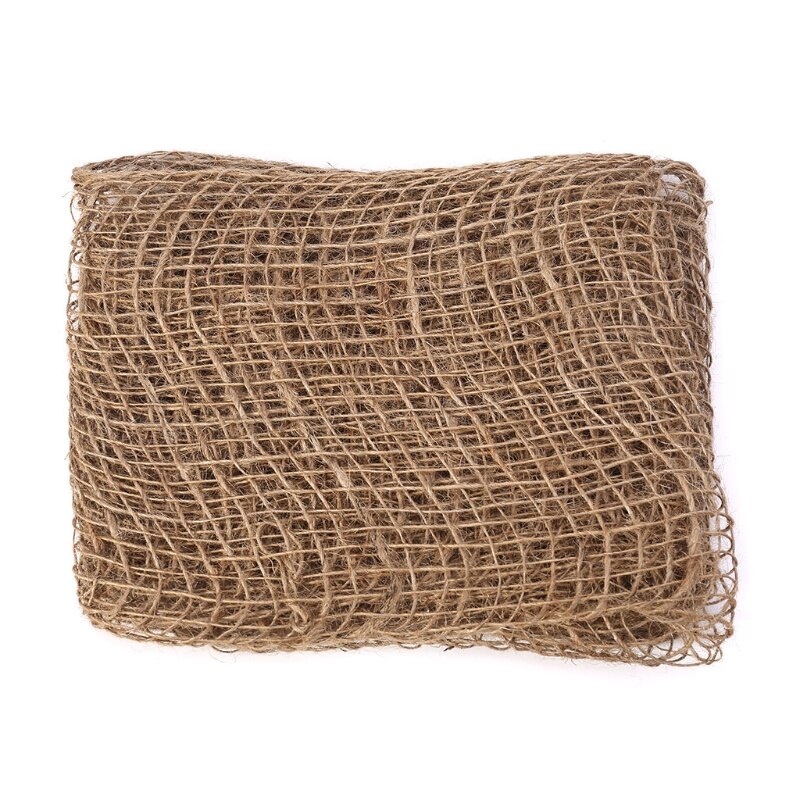 Newborn Jute Backdrop Blanket Baby Photography Prop Chunky Burlap Layer Net Q1FE
