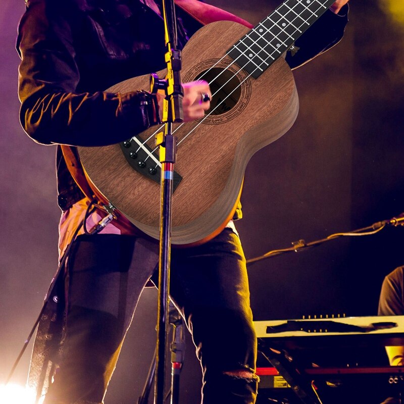 21 Inch Soprano Ukulele Uke Sapele 15 Fret Four Strings Brown Musical Instrument