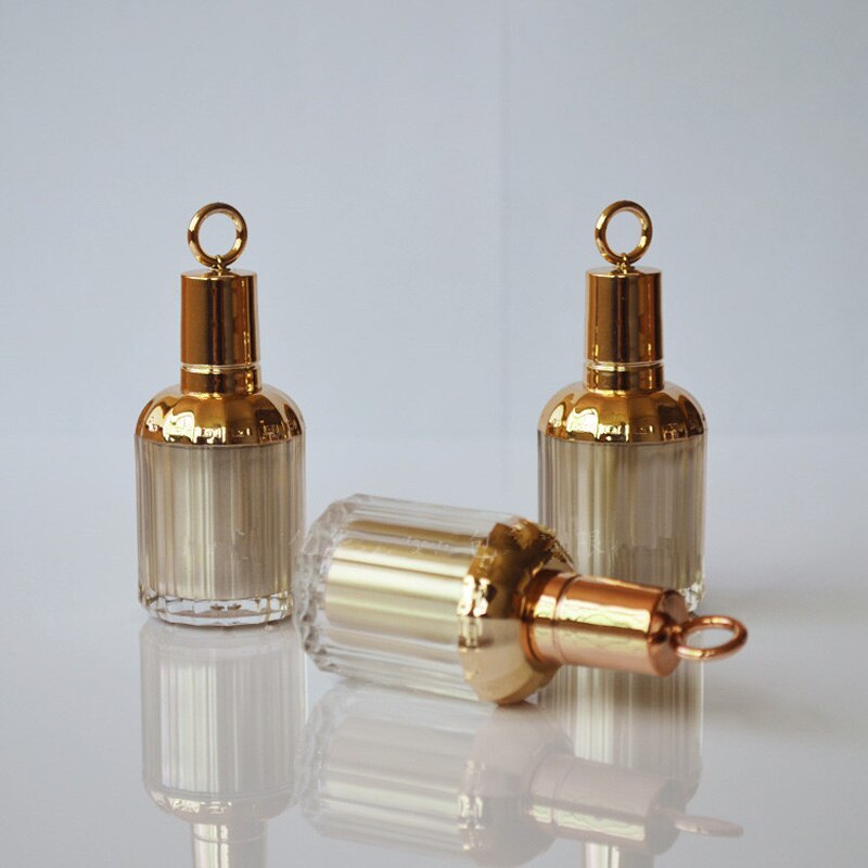 3 Styles 10ml Empty Nail Polish Containers Acrylic Nail Box with Brush Makeup Beauty Refillable Nail Art Kit Packaging Top 10pcs