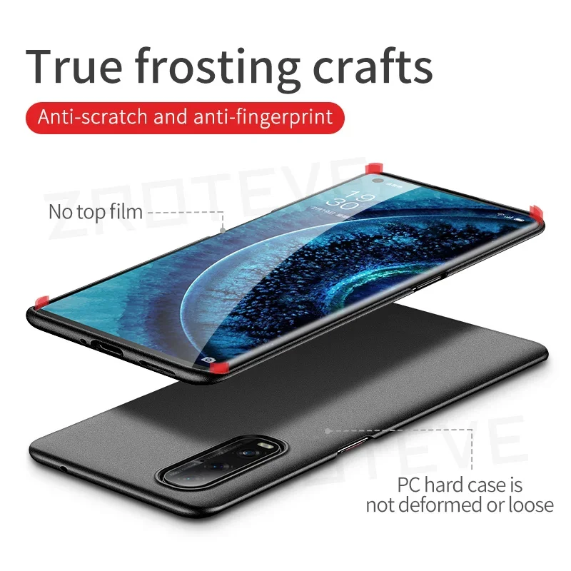 For Find X2 Pro Case ZROTEVE Slim Matte Hard PC Cover For Oppo Find X5 Pro X3 Neo FindX2 FindX3 Lite FindX5 Global Phone Cases