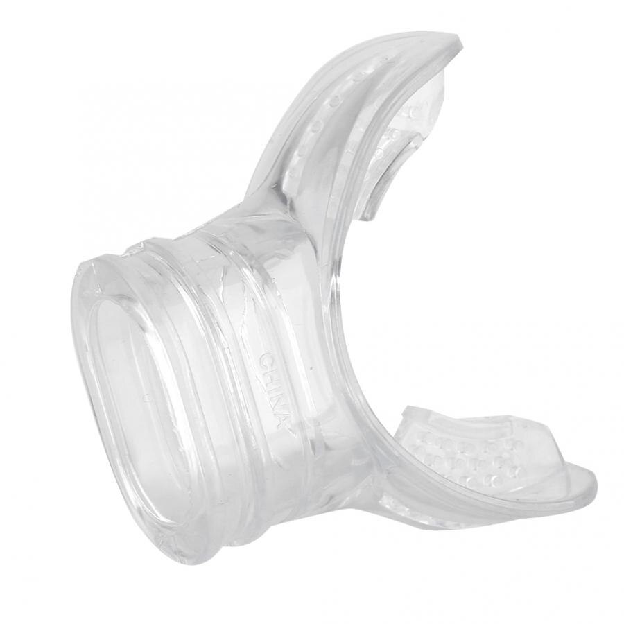 Diving Scuba Bite Mouthpiece PVC Disposable Silicone White Transparent Underwater Standard Bites Mouthpiece