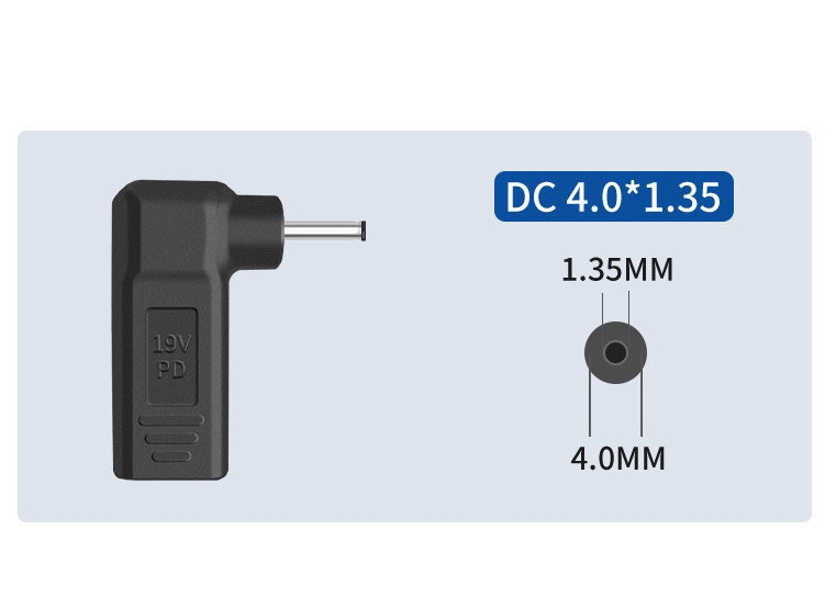 Laptop Power Adapter Connector DC Plug USB Type C Female naar Universele Mannelijke 11*4.5mm voor Lenovo Asus Hp Dell Acer Notebook Charge: green
