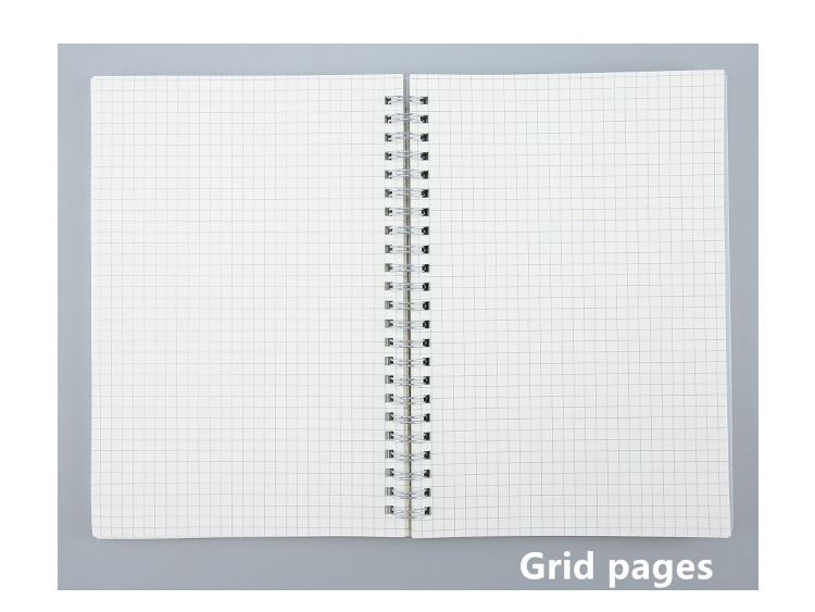 Bullet Journal A6 Notebook PP Grid Dotted Dot Blank Drawing Planner Agenda Book Time Management School Supplies Stationery: A