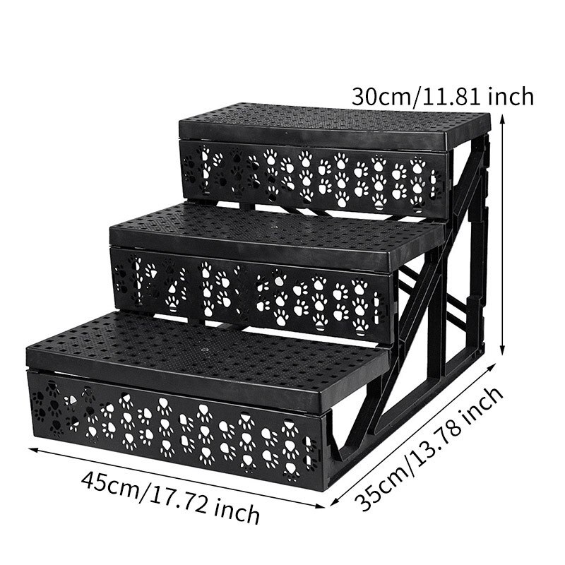 Cat and dog ladder, stair step, platform, small dog, cat and pet ramp, ladder, antiskid, detachable pet ladder, folding stair