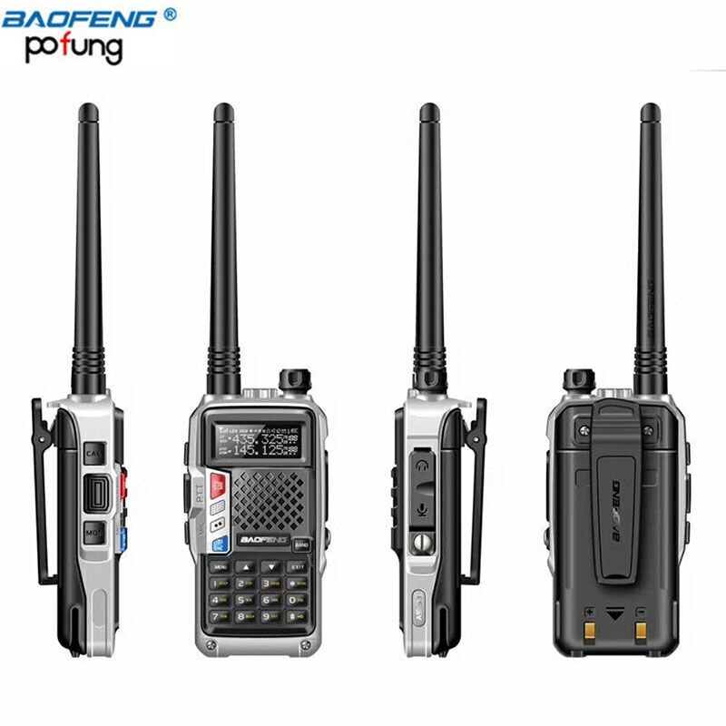 BAOFENG BF-UVB3 PLUS 8W 8watt High Power UHF/VHF Dual Band 10KM Long Range draagbare ham walkie Talkie Meerdere Opladen Modus