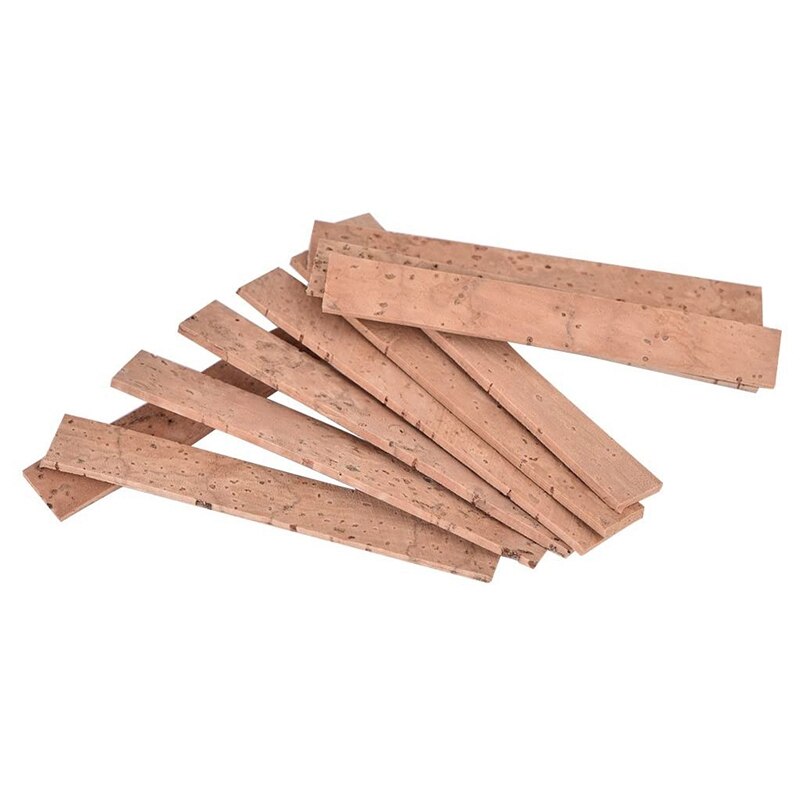 10 Pcs Klarinet Joint Cork Sheet Instrument Sax Reparatie Accessoires Vervanging Kit Vervanging Kit,9.1X1.3X0.2Cm