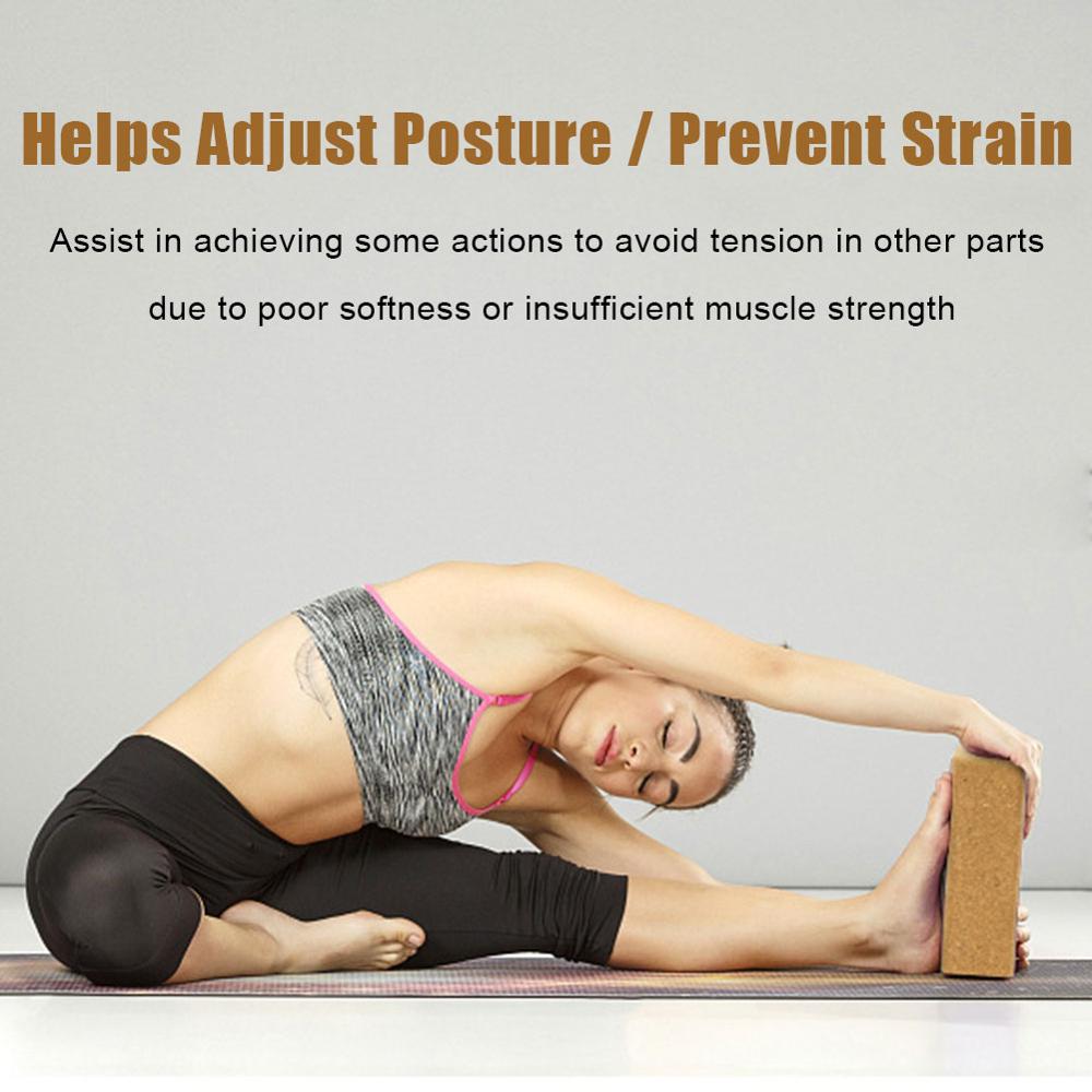 Yoga blok kork foam roller motion fitness high density yoga mursten yoga hjælpemidler begynder dans fitness træning yoga udstyr