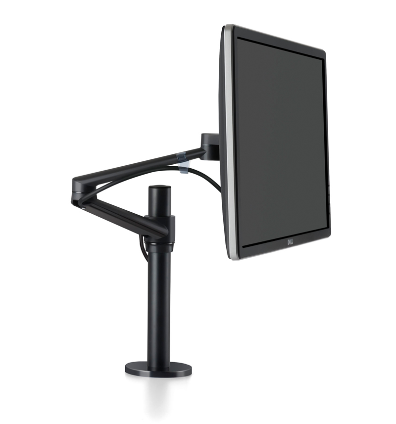 Hyvarwey OL-1 Alunimum Hoogte Verstelbare 17-32 Inch Screen Monitor Houder Arm Full Motion Desktop Stand Monitor Mount Belasting 8kgs