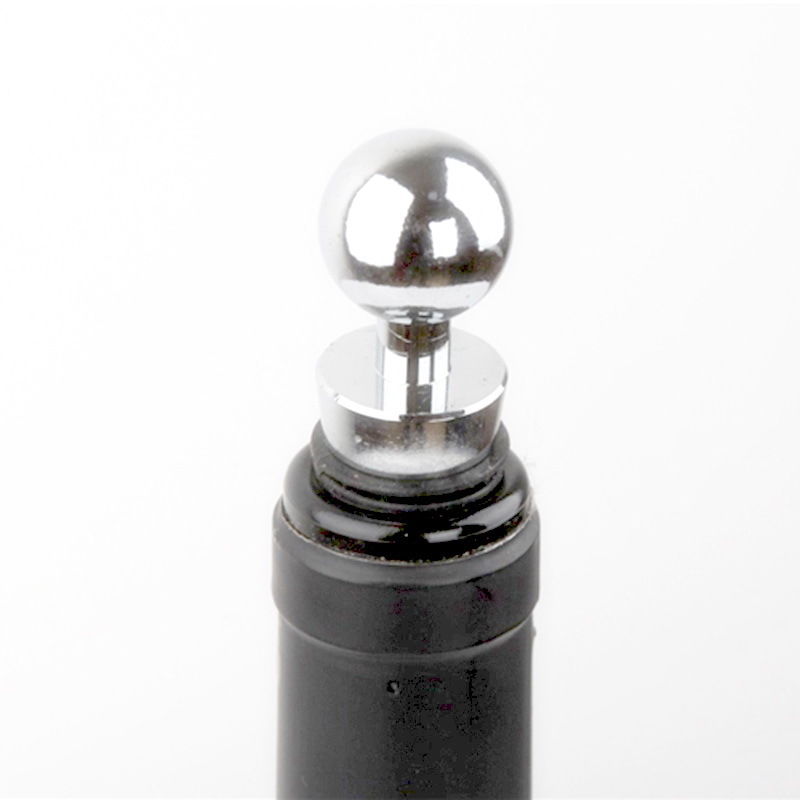 1 pc metallflaskepropp for vinoppbevaring med vriplugg gjenbrukbar vakuumforseglet