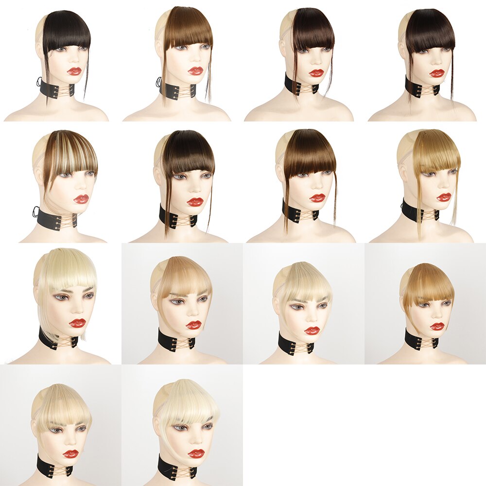 Azqueen hair Bangs Clip In Bangs Front Neat Bangs Fringe Hair Women Clip In Hair clip Extension on hair accessories Bangs