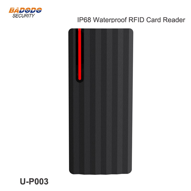 IP68 Waterproof RFID proximity Card Reader plastic housing wiegand output for access control outdoor used home office security