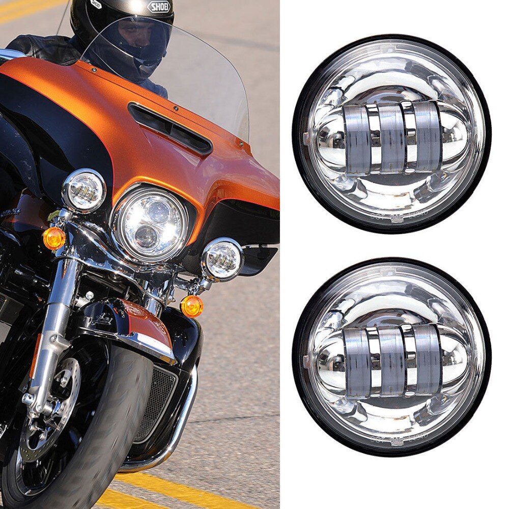 Prikk 7 "tommers led frontlys for ducati monster 1000 600 620 695 750 800 900 s4r sport 4.5 tommers tåkelys 7 " monteringsbrakett