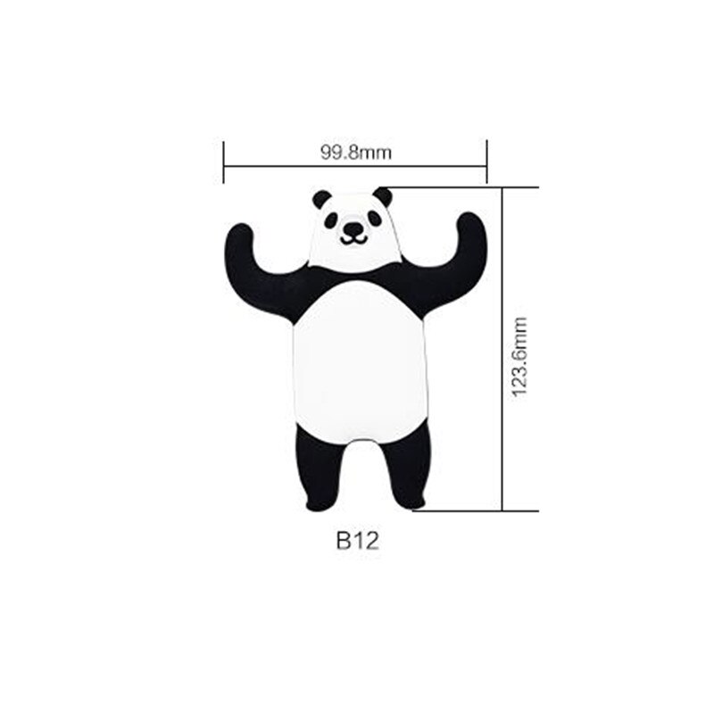 Mooie Animal Koelkast Magnetische Haak Sleutel Muur Houder Verwijderbare Keuken Haken Home Decor Sleutelhouder Diversen Organizer Hanger: B12