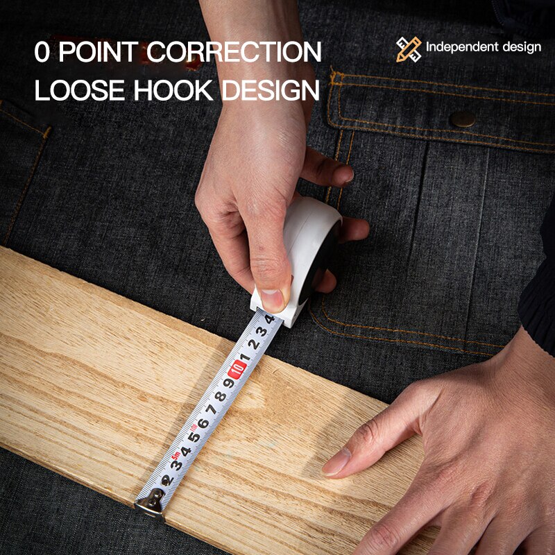 DELI 3M/5M High Precision Steel Measurement Tape System Auto Lock Tape Measure Retractable Measuring Tool