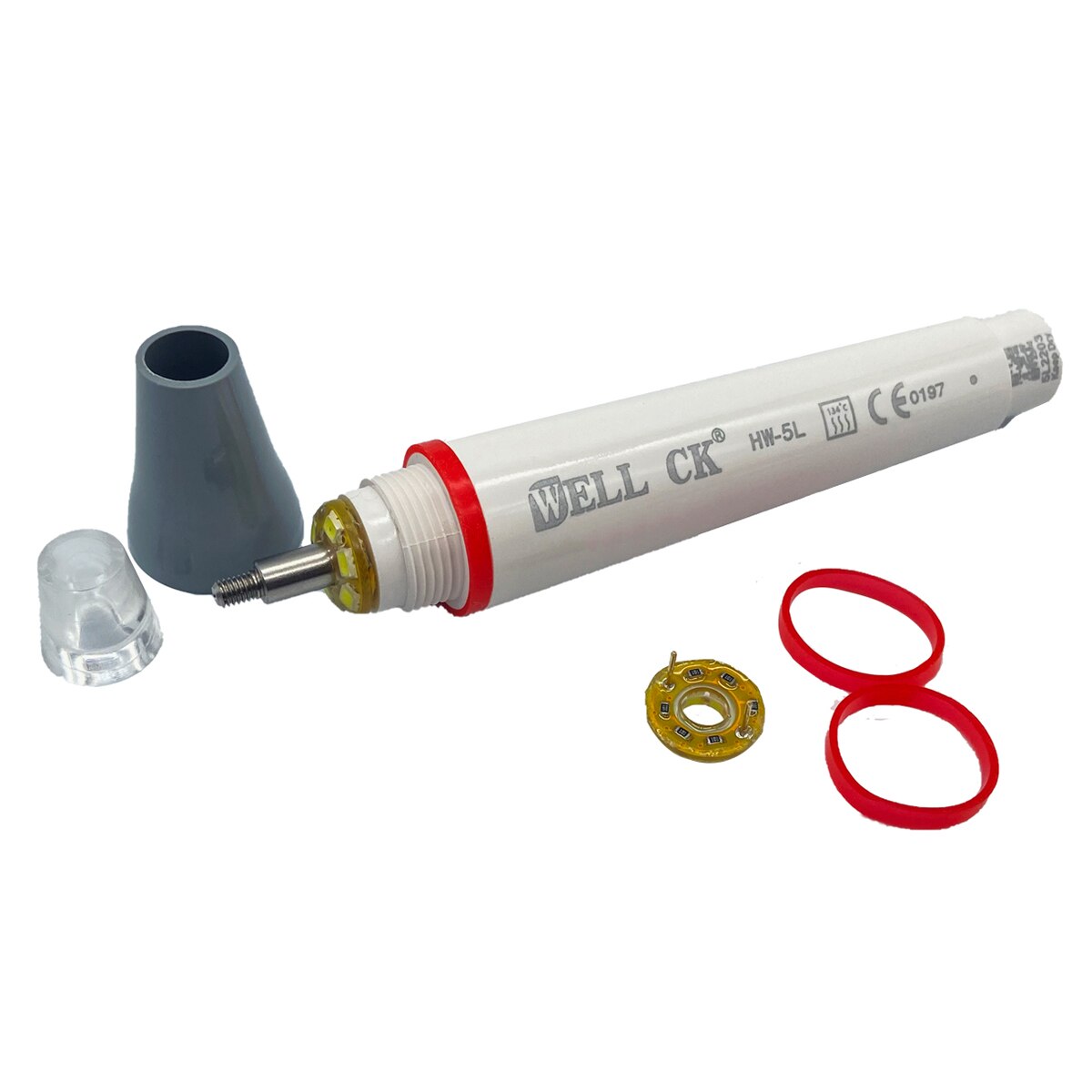 WELL CK Ultrasonic Piezo Scaler Handpiece HD-7H &amp; HD-7L LED Fit for SATELEC DTE Dental Ultrasonic Scalers