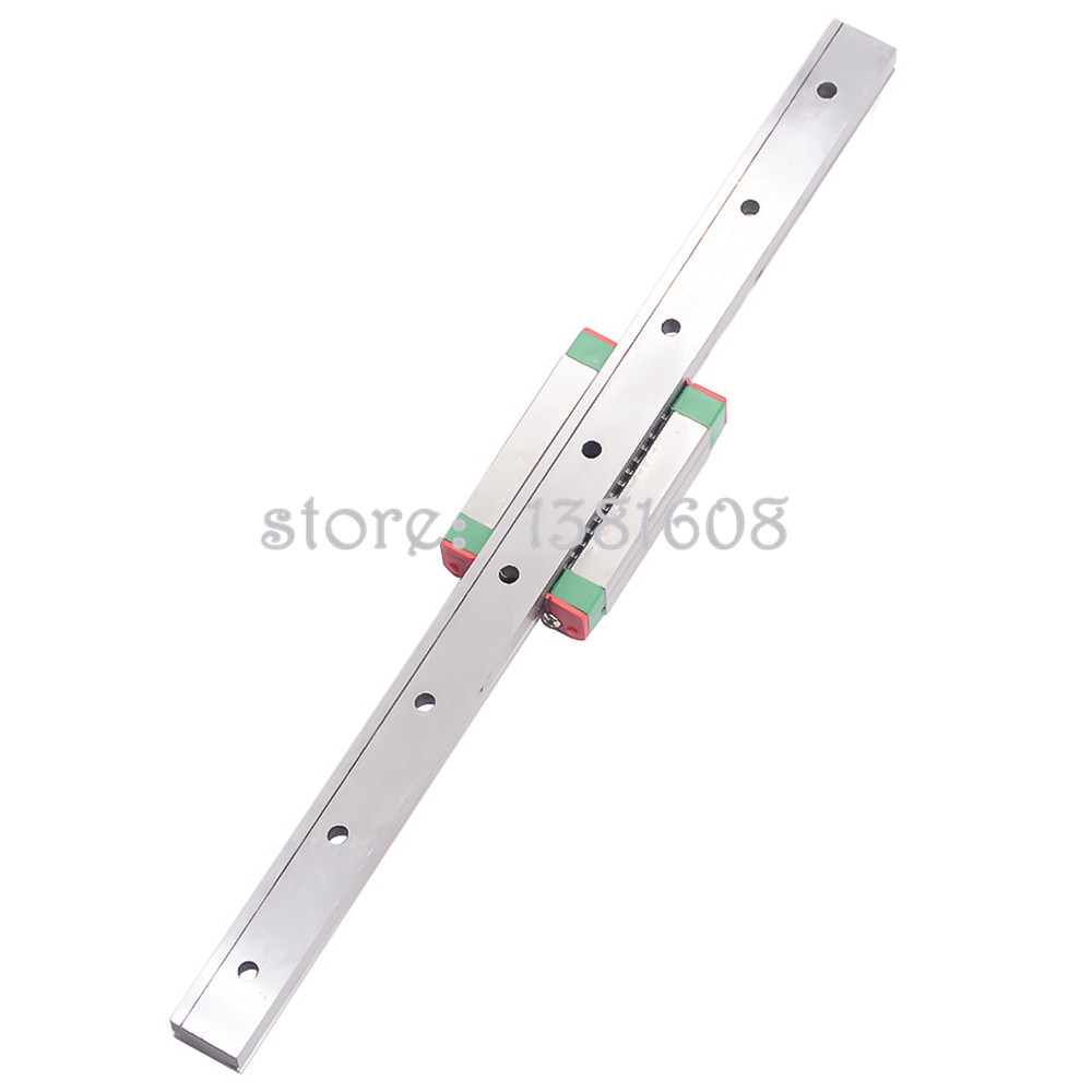 1PC MGN7 Linear Rail Guide Width 7mm Length 100 200 300 400 500 600 700 mm with 1PC Linear Block MGN7H