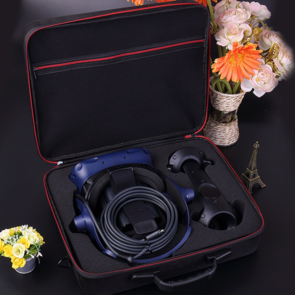 Eva Hard Travel Cover Accessoires Pouch Opbergdoos Schokbestendig Zipper Carry Case Voor Htc Pro Virtual Reality Headset